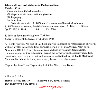 《Computational Galerkin Methods》