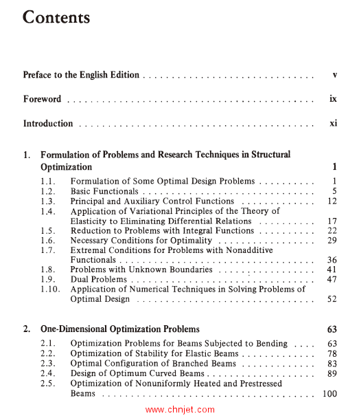 《Problems and Methods of Optimal Structural Design》