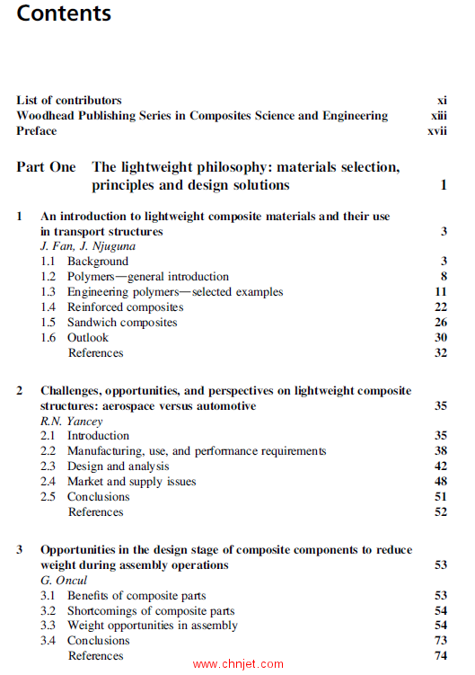 《Lightweight Composite Structures in Transport: Design, Manufacturing, Analysis and Performance》