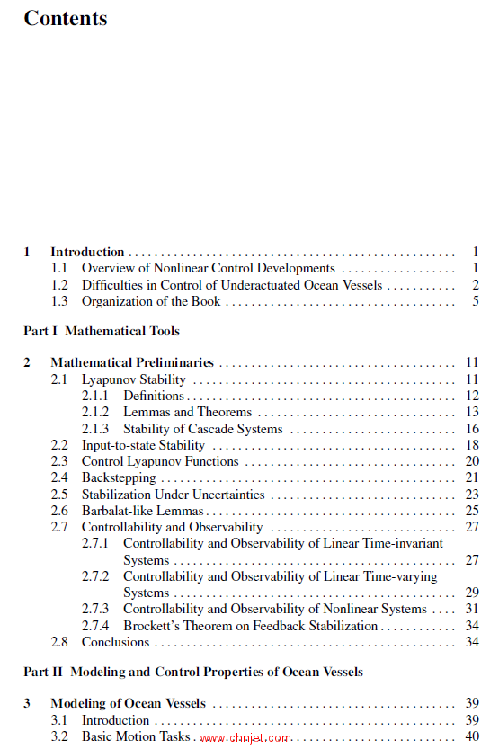 《Control of Ships and Underwater Vehicles: Design for Underactuated and Nonlinear Marine Systems》 ...