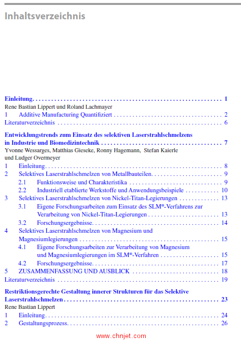 《Additive Manufacturing Quantifiziert：Visionäre Anwendungen und Stand der Technik》