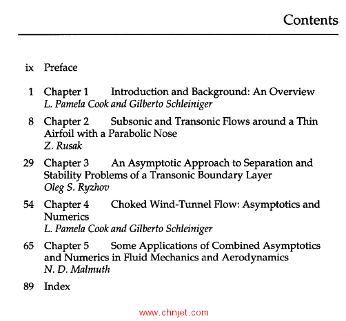 《Transonic Aerodynamics: Problems in Asymptotic Theory》