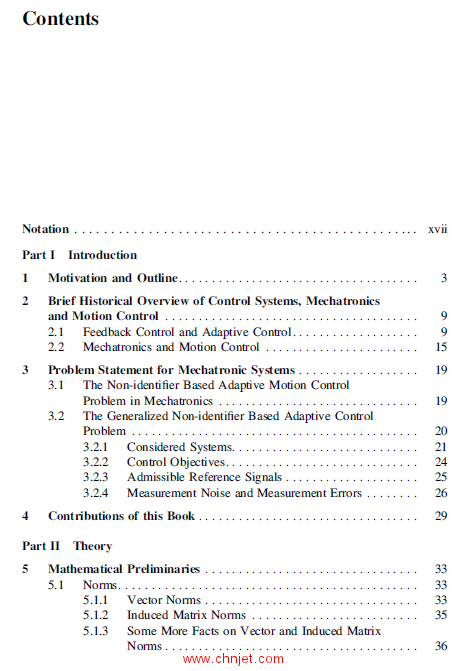 《Non-identifier Based Adaptive Control in Mechatronics: Theory and Application》