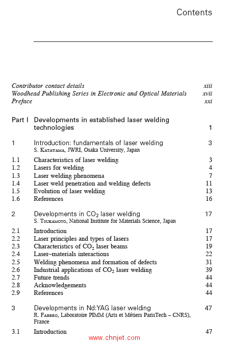 《Handbook of Laser Welding Technologies》