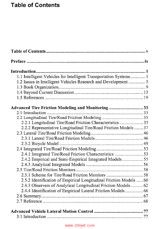 《Advanced Motion Control and Sensing for Intelligent Vehicles》