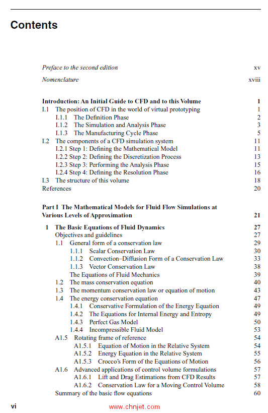 《Numerical Computation of Internal and External Flows Volume 1：Fundamentals of Computational Fluid ...