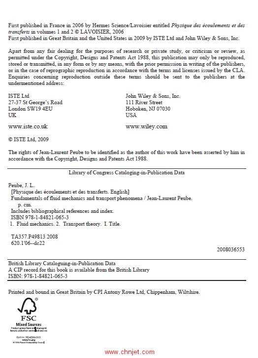 《Fundamentals of Fluid Mechanics and Transport Phenomena》