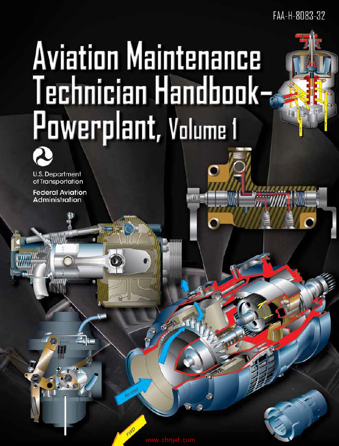 《The Aviation Maintenance Technician Handbook–Powerplant》卷1、卷2