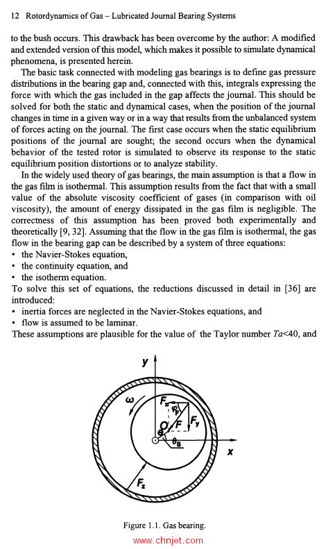 《Rotordynamics of Gas-Lubricated Journal Bearing Systems》