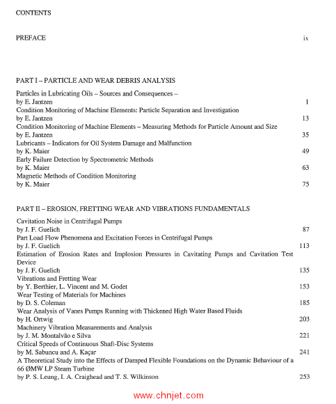 《Vibration and Wear in High Speed Rotating Machinery》