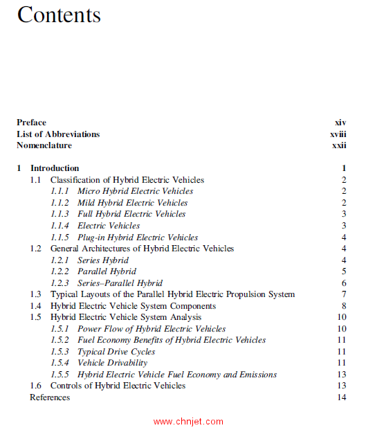 《Hybrid Electric Vehicle System Modeling and Control》第二版