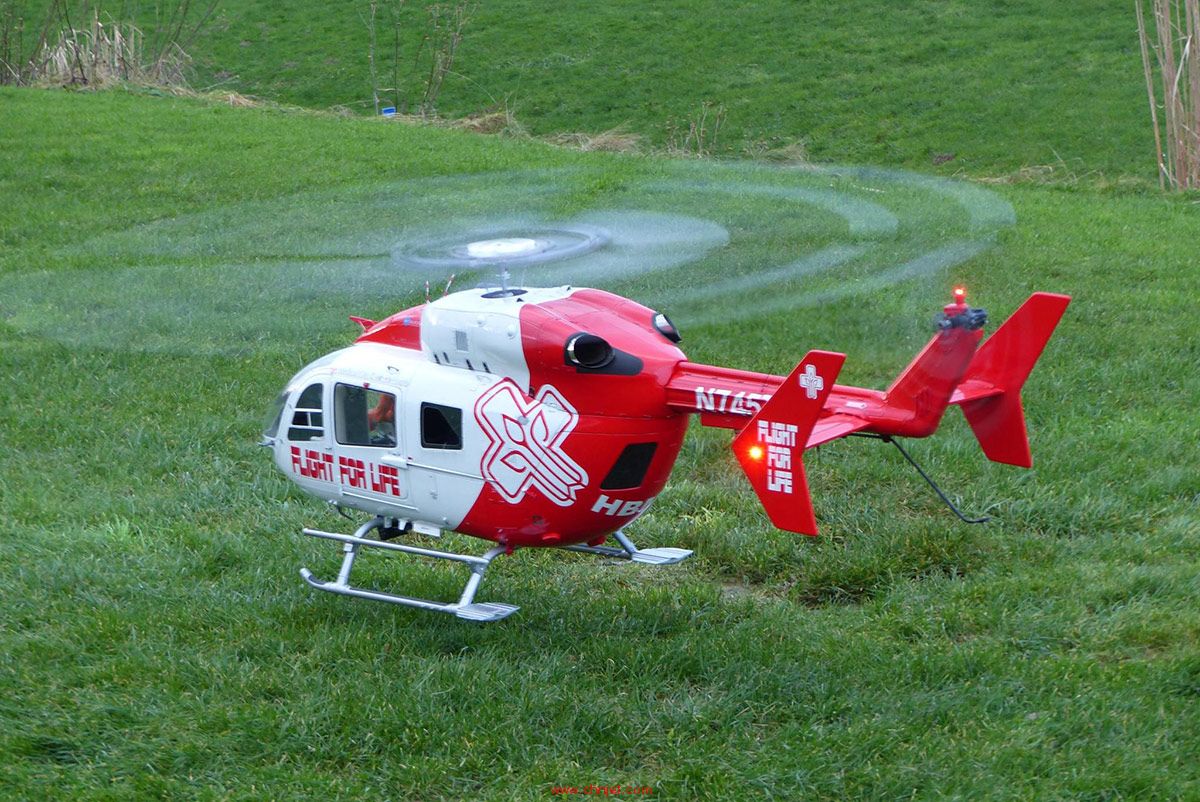空客EC145模型直升机 "FLIGHT FOR LIVE"涂装