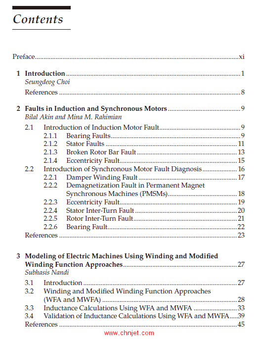 《Electric Machines: Modeling, Condition Monitoring, and Fault Diagnosis》