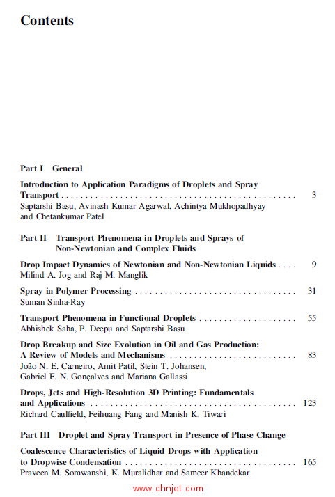 《Applications Paradigms of Droplet and Spray Transport: Paradigms and Applications》