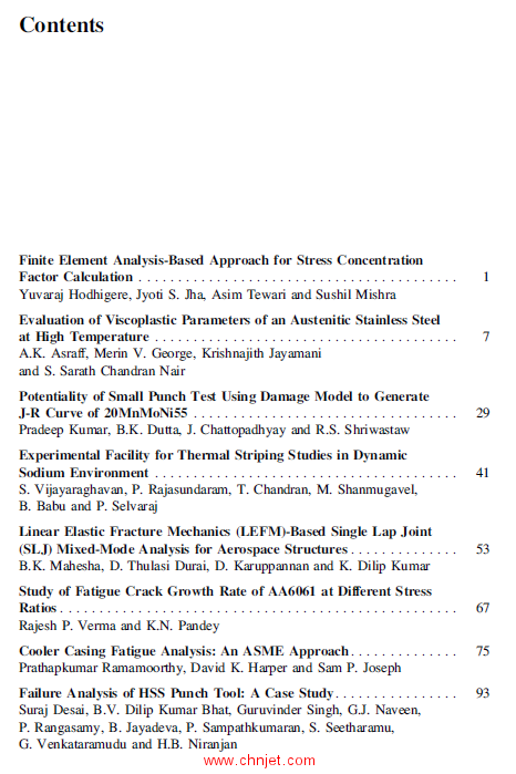 《Proceedings of Fatigue,Durability and Fracture Mechanics》