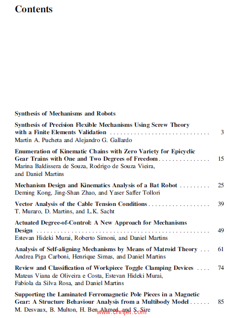 《Multibody Mechatronic Systems：Proceedings of the MUSME Conference held in Florianópolis, Brazil, ...