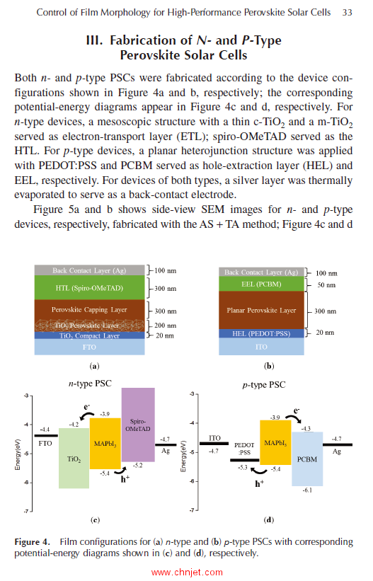 《Perovskite Solar Cells: Principle, Materials and Devices》