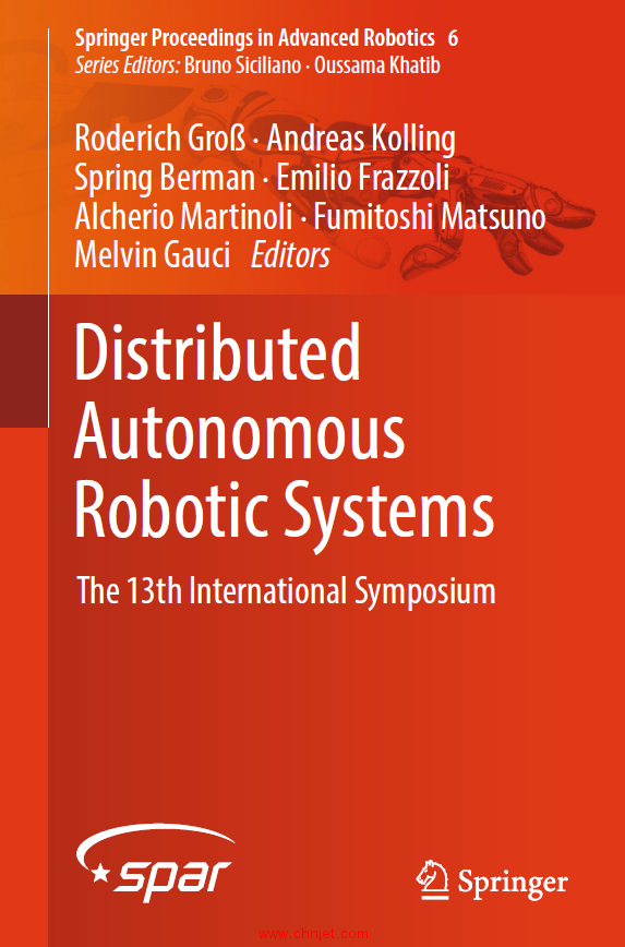 《Distributed Autonomous Robotic Systems: The 13th International Symposium》