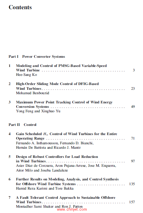 《Wind Turbine Control and Monitoring》