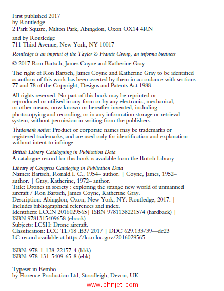《Drones in Society : Exploring the Strange New World of Unmanned Aircraft》