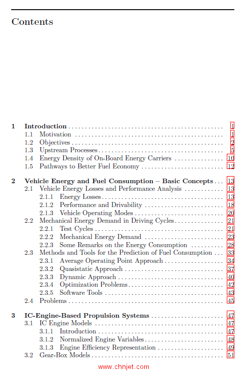 《Vehicle Propulsion Systems: Introduction to Modeling and Optimization》第三版