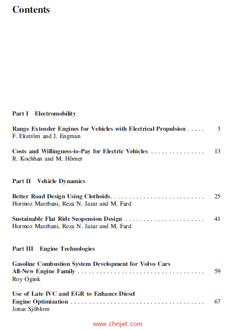 《Sustainable Automotive Technologies 2014: Proceedings of the 6th ICSAT》