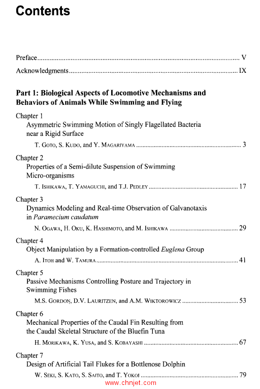 《Bio-mechanisms of Swimming and Flying: Fluid Dynamics, Biomimetic Robots, and Sports Science》