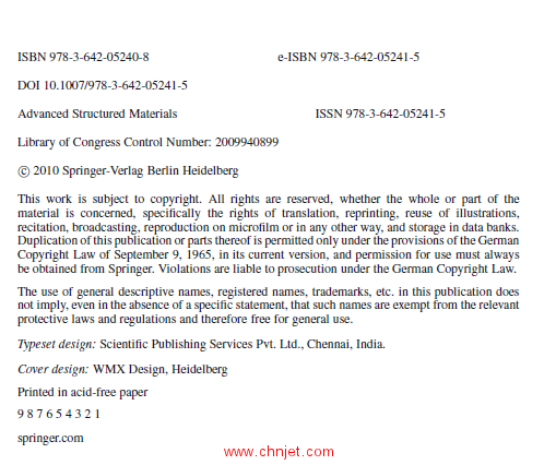 《Computer Methods in Mechanics：Lectures of the CMM 2009》