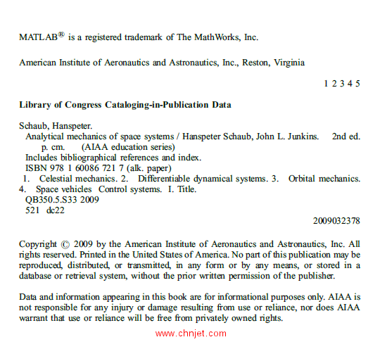 《Analytical Mechanics of Space Systems》第二版