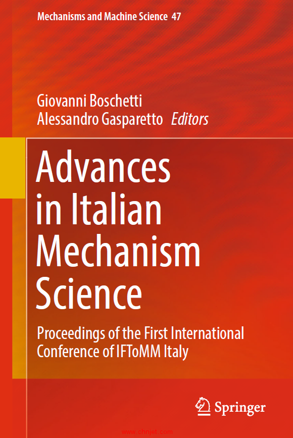 《Advances in Italian Mechanism Science：Proceedings of the First International Conference of IFToMM ...