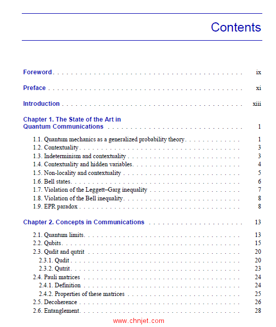 《Quantum Communications in New Telecommunications Systems》