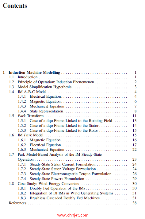 《Control Oriented Modelling of AC Electric Machines》