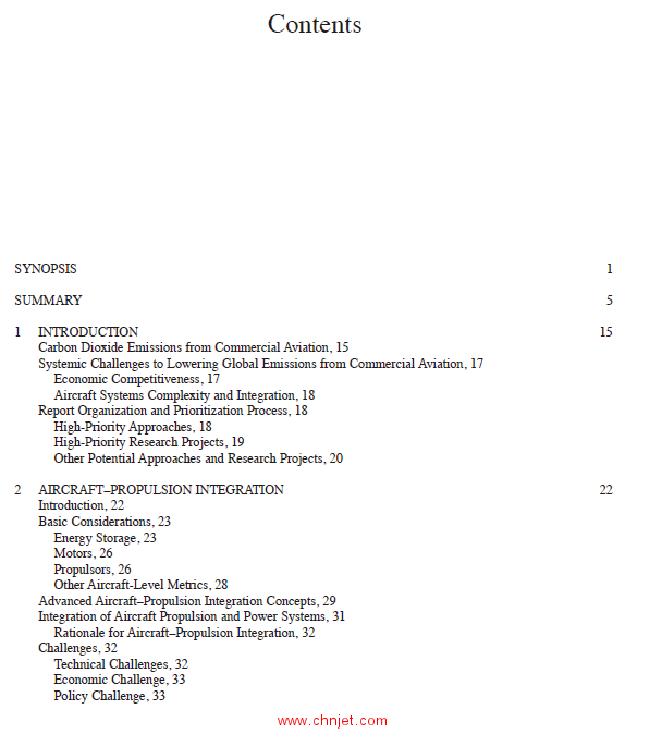 《Commercial Aircraft Propulsion and Energy Systems Research：Reducing Global Carbon Emissions》