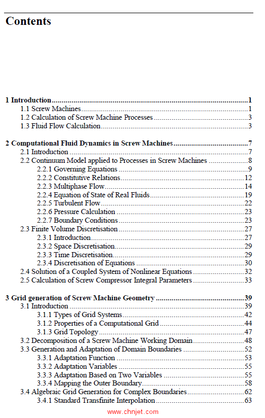 《Screw Compressors：Three Dimensional Computational Fluid Dynamics and Solid Fluid Interaction》