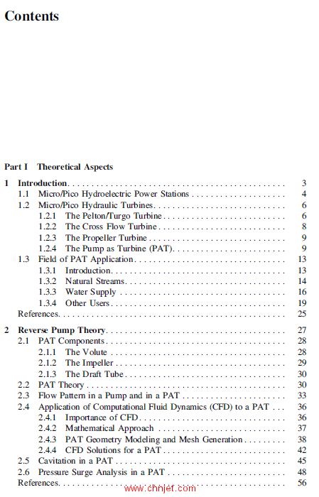 《Pumps as Turbines：Fundamentals and Applications》