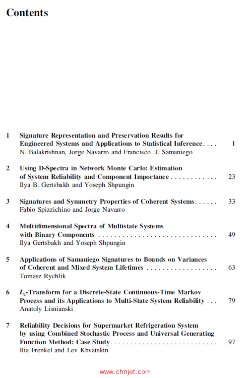 《Recent Advances in System Reliability：Signatures, Multi-state Systems and Statistical Inference》 ...