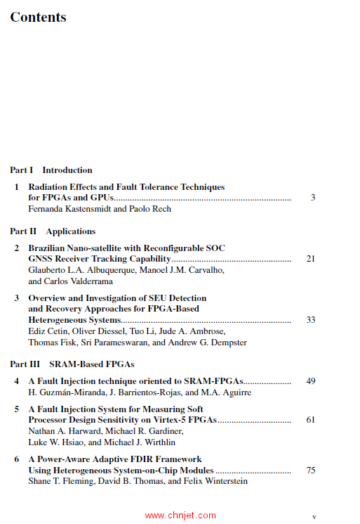 《FPGAs and Parallel Architectures for Aerospace Applications：Soft Errors and Fault-Tolerant Design ...