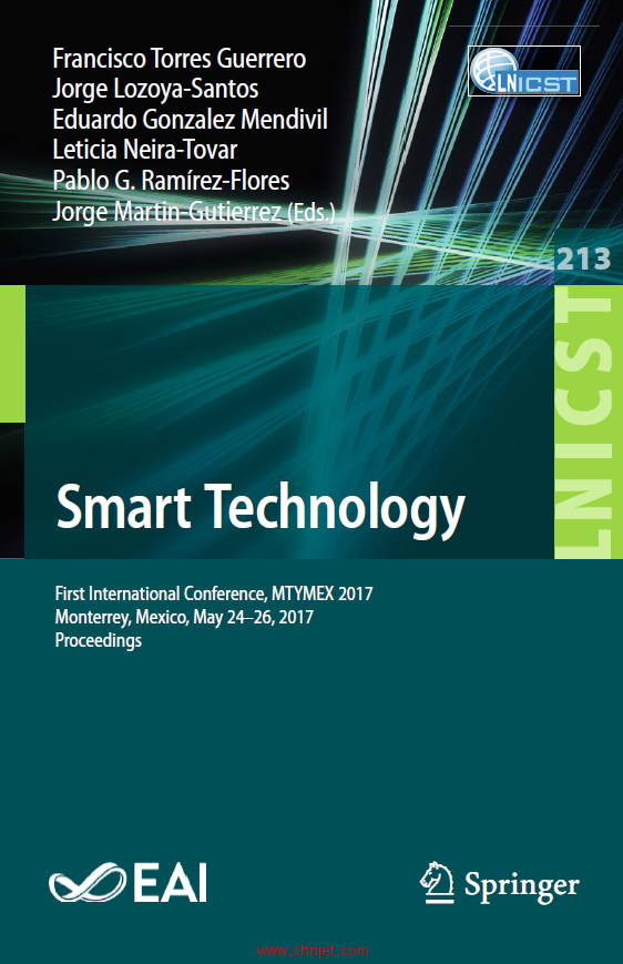 《Smart Technology：First International Conference, MTYMEX 2017 Monterrey, Mexico, May 24–26, 2017  ...