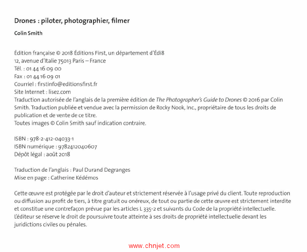 《Drones:Piloter, photographier, filmer》