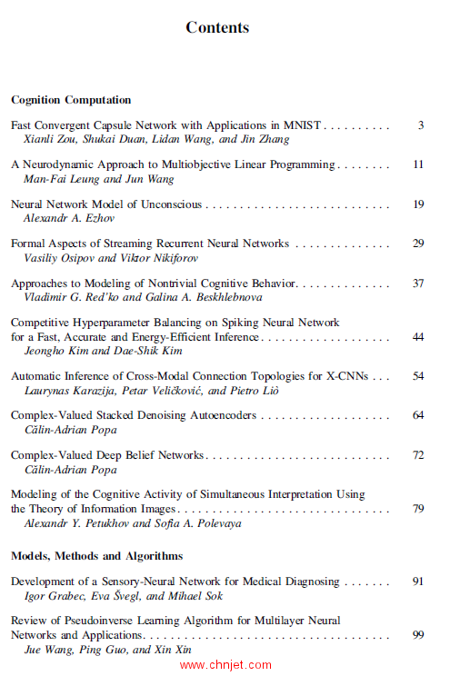 《Advances in Neural Networks – ISNN 2018：15th International Symposium on Neural Networks, ISNN 20 ...