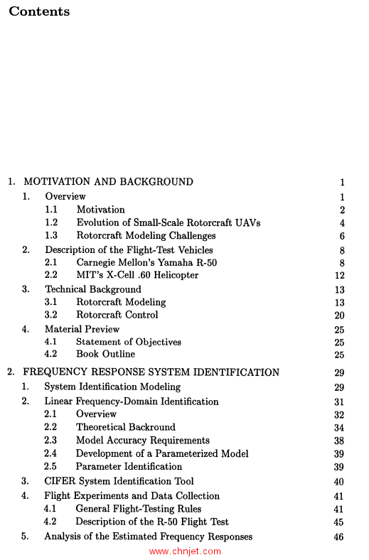 《Identification Modeling and Characteristics of Miniature Rotorcraft》