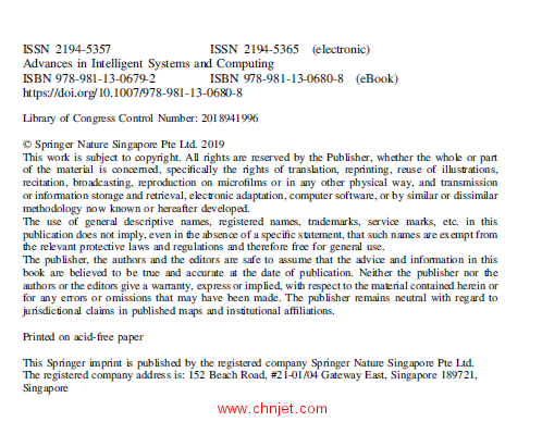 《Advanced Computing and Communication Technologies：Proceedings of the 11th ICACCT 2018》