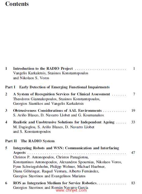 《RADIO—Robots in Assisted Living：Unobtrusive, Efficient, Reliable and Modular Solutions for Indep ...