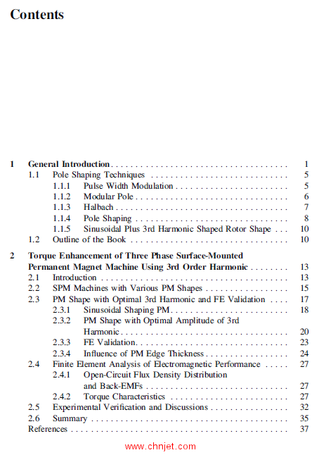 《Third Harmonic Utilization in Permanent Magnet Machines》