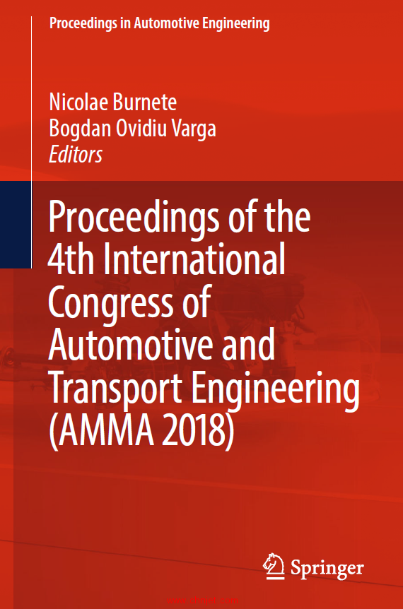 《Proceedings of the 4th International Congress of Automotive and Transport Engineering (AMMA 2018) ...