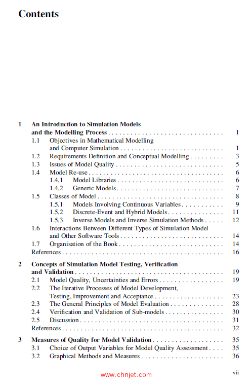 《Testing and Validation of Computer Simulation Models：Principles, Methods and Applications》