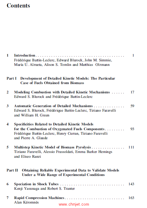 《Cleaner Combustion：Developing Detailed ChemicalKinetic Models》