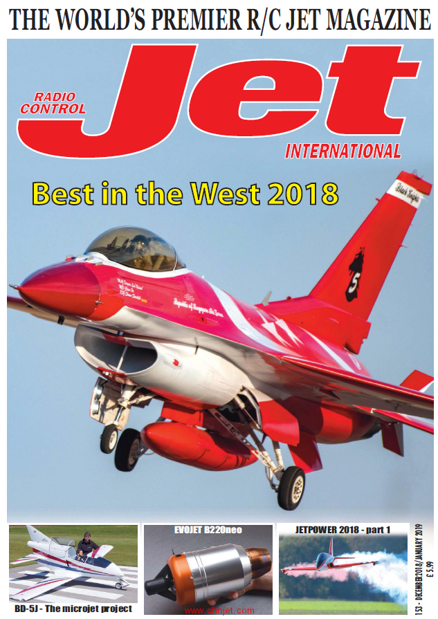 涡喷杂志《Radio Control Jet International》2018年12月-2019年1月刊 