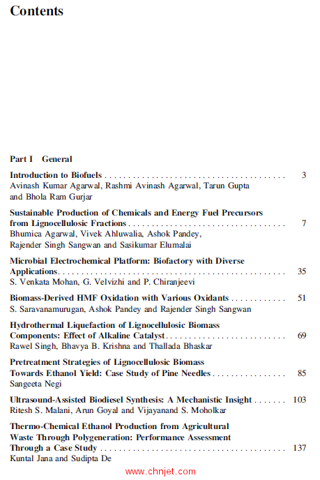 《Biofuels：Technology, Challenges and Prospects》