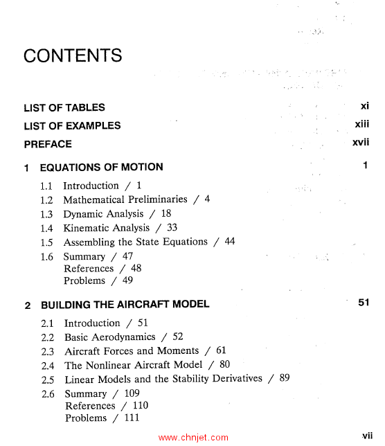 《Aircraft Control and Simulation》